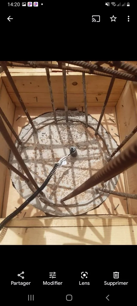 Réalisation de travaux de génie civil.